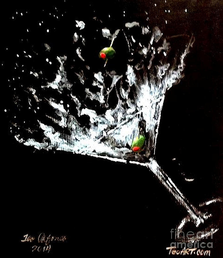 Martini Splash By Teo Alfonso Painting