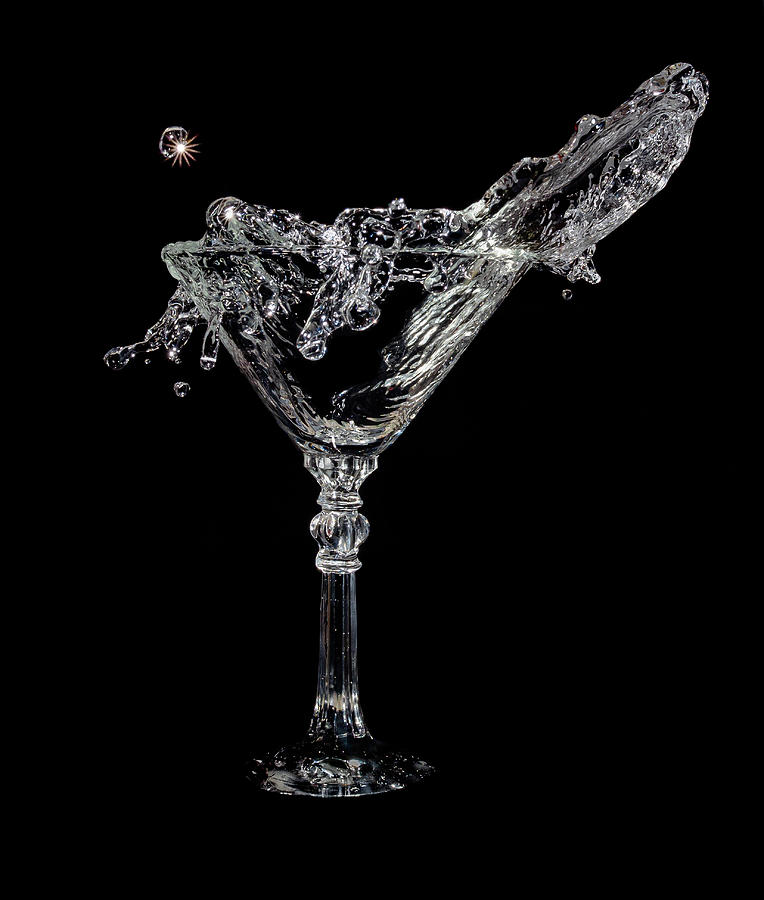 Martini Splash Frozen in Time Photograph by Rob Green