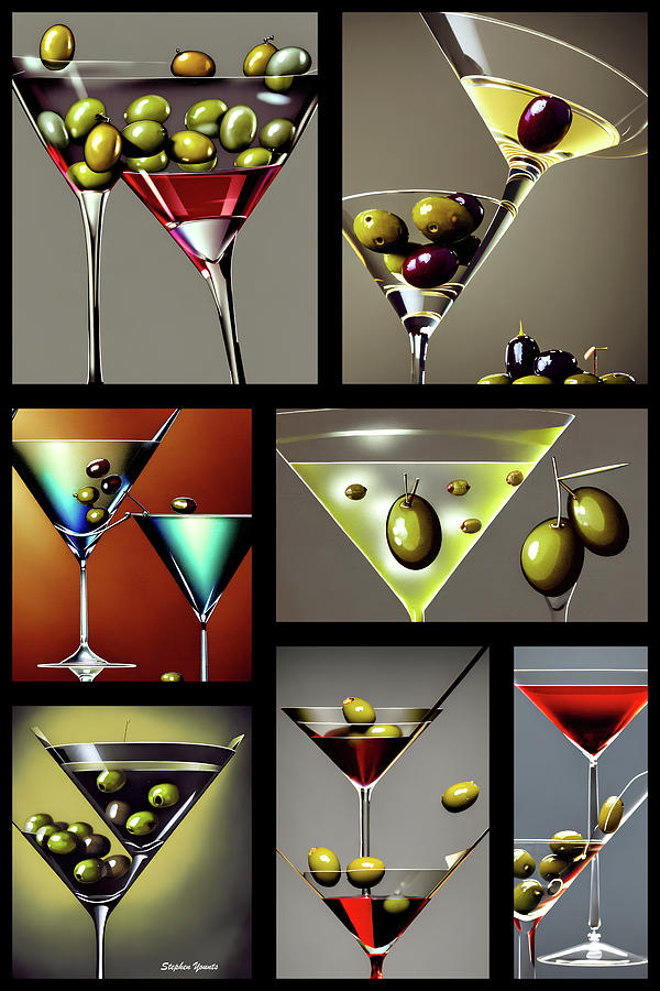Martini Time Digital Art by Stephen Younts