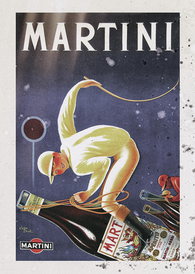 MARTINI Vintage poster Digital Art by Benjamin Dupont | Fine Art America