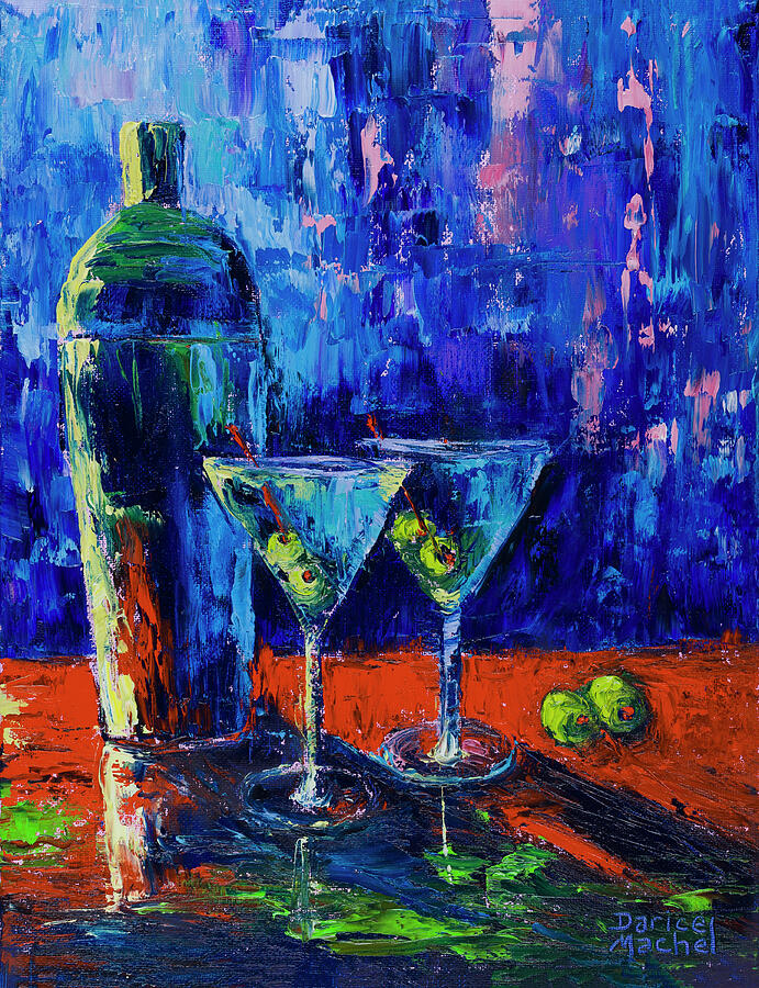 Martinis For Two Painting by Darice Machel McGuire - Fine Art America