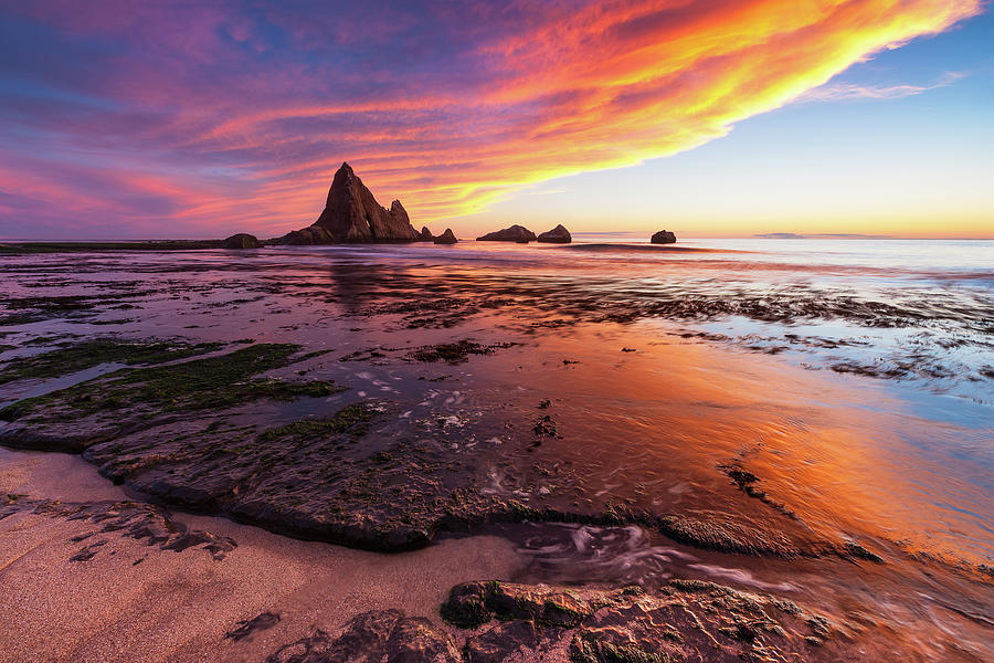 Martins Beach Epic Sunset Photograph by Naoki Aiba