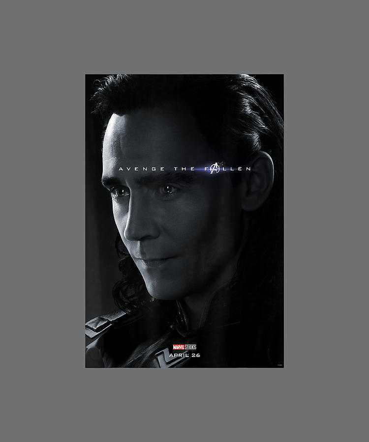 Marvel Avengers Endgame Loki Avenge The Fallen Poster Digital Art by ...