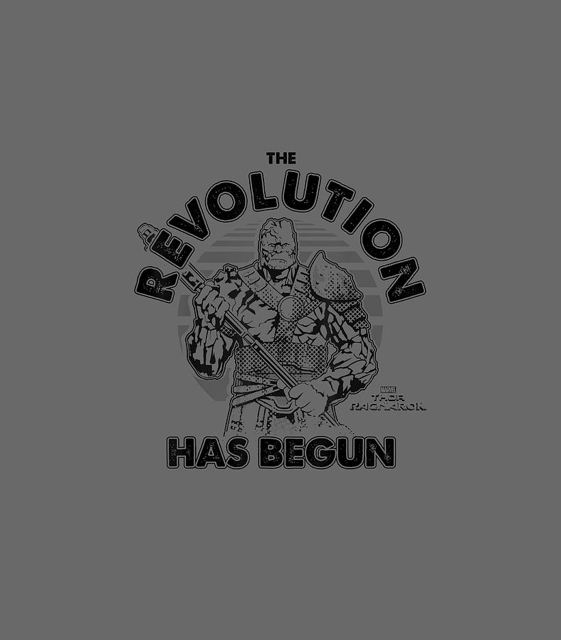 Marvel Thor RagnarKorg Revolution Begins Grey Out Digital Art by Zalvai ...