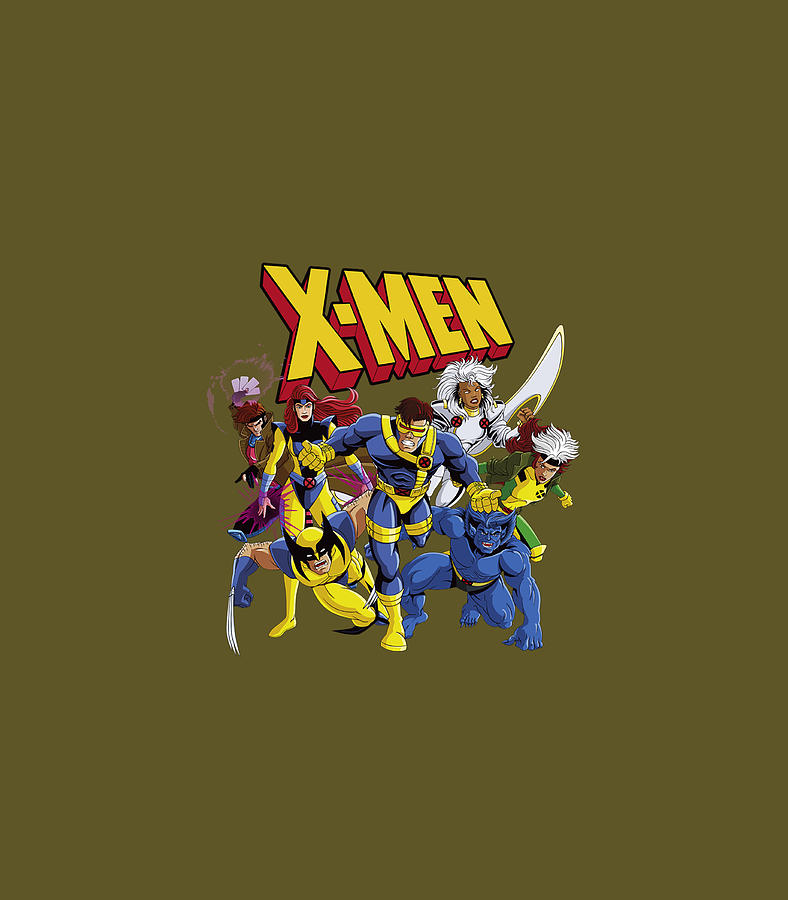 Marvel X Men Classic Group Shot Digital Art by Albusk Freya - Fine Art ...