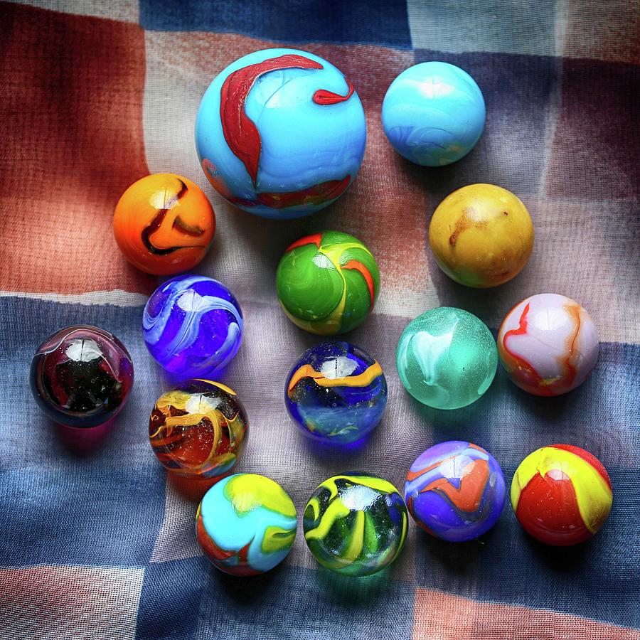 Marvelous Marbles 5 050723 Photograph by Mary Bedy