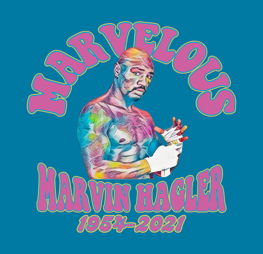 The Greatest Digital Art - Marvelous Marvin Hagler by Juan Piedra