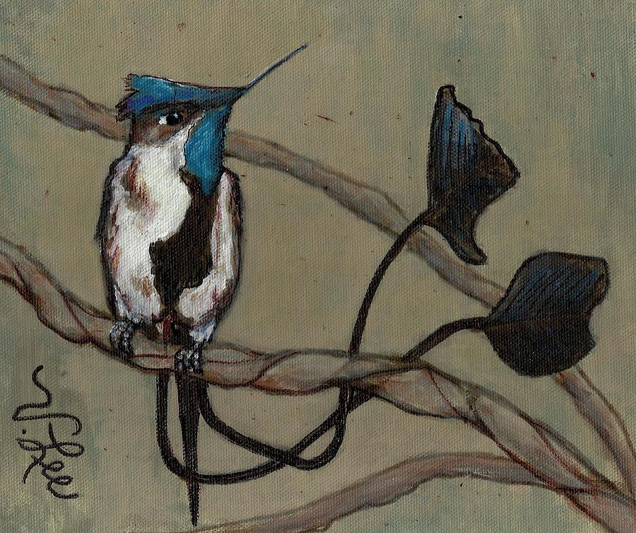 Marvelous Spatuletail Painting by VLee Watson