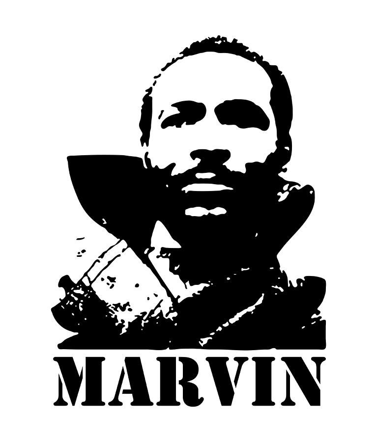 Marvin Gaye Drawing By Mk Studio