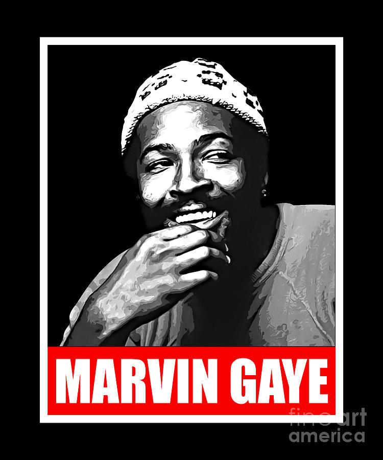 Marvin Gaye Digital Art - Marvin Gaye Pop Art Poster by Notorious Artist