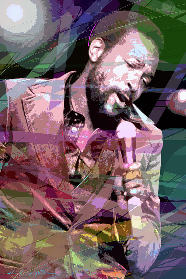 Marvin Gaye Sexual Healing Painting by David Lloyd Glover