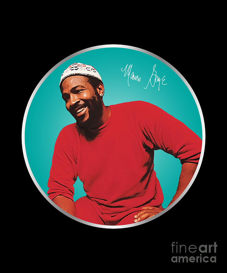 Marvin Gaye Digital Art - Marvin Gaye Signature Gift For Fans by Notorious Artist