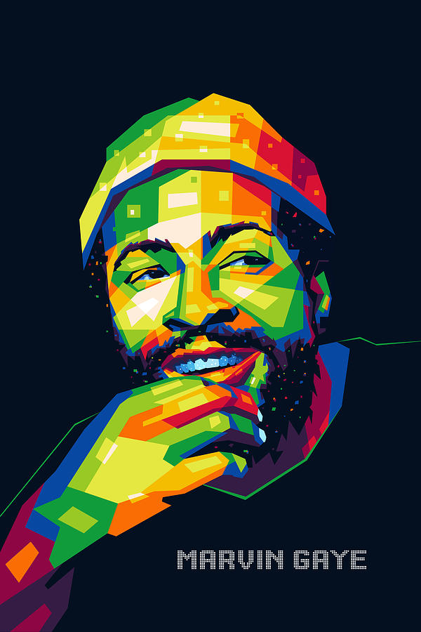 Marvin Gaye singer Digital Art by Moc Tho - Fine Art America