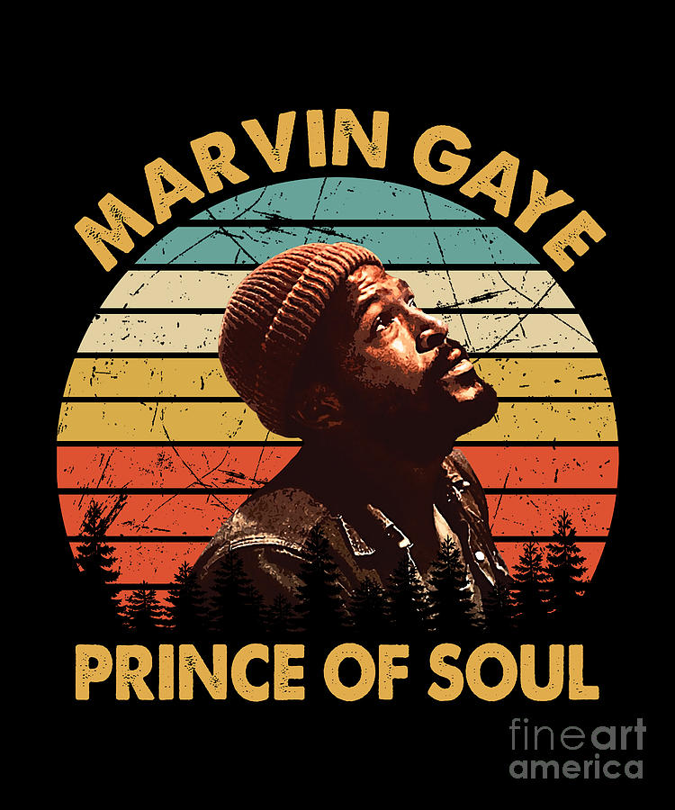 Marvin Gaye Digital Art - Marvin Gaye Vintage The Prince Of Soul by Notorious Artist