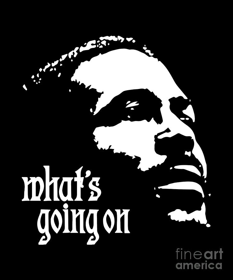 Marvin Gaye Digital Art - Marvin Gaye - Whats Going On by Notorious Artist