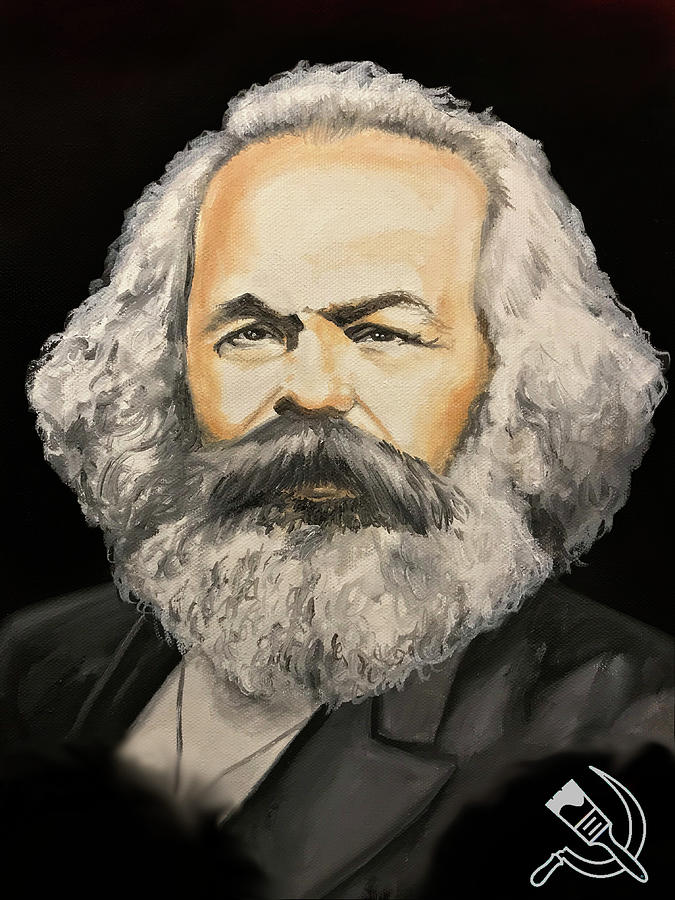 Marx Painting by Solveig Inga - Fine Art America