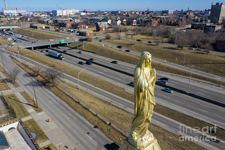 Mary, Above I-94 Photograph by Jim West