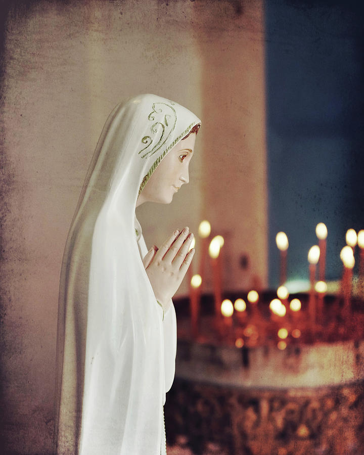 Mary and Candles Photograph by Lupen Grainne Mary and Candles Photograph by Lupen Grainne