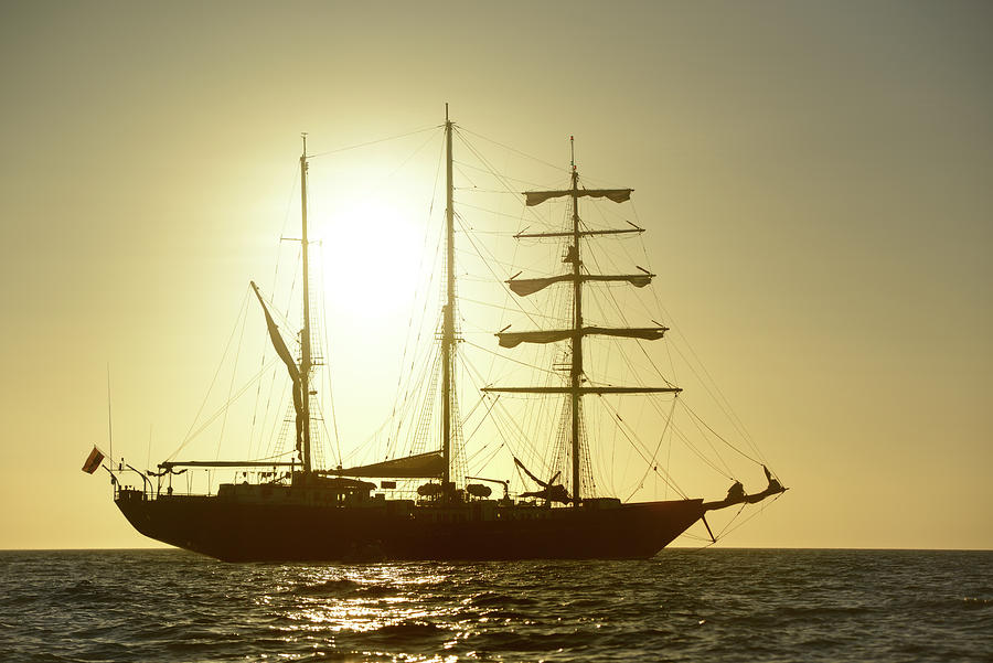 Mary Anne at sunset, Isabela Island, Galapagos Islands, Ecuador Photograph by Kevin Oke