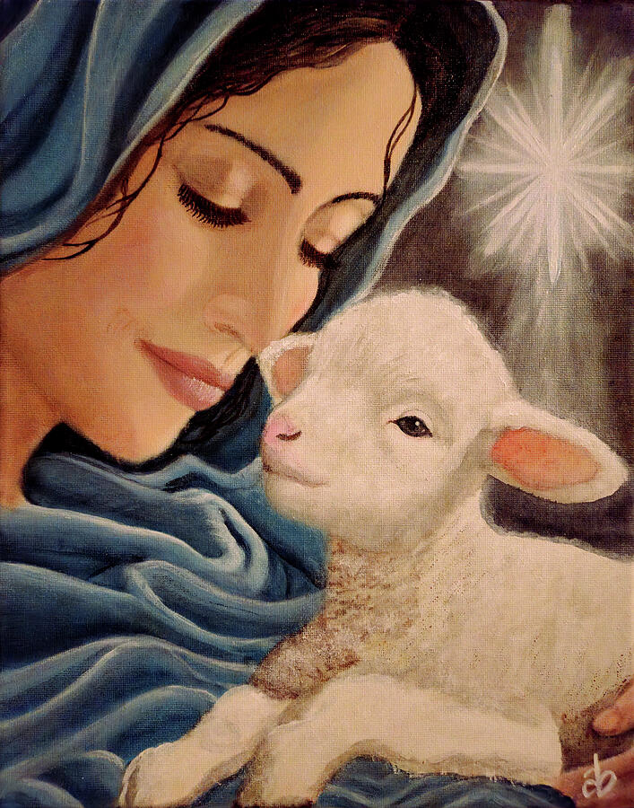 Mary Had A Little Lamb Painting By Angela Brunson Fine Art America