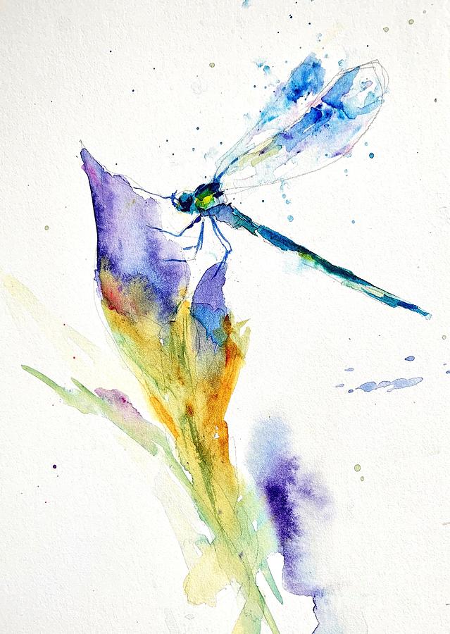 Mary Jos Dragonfly Painting by Christy Lemp