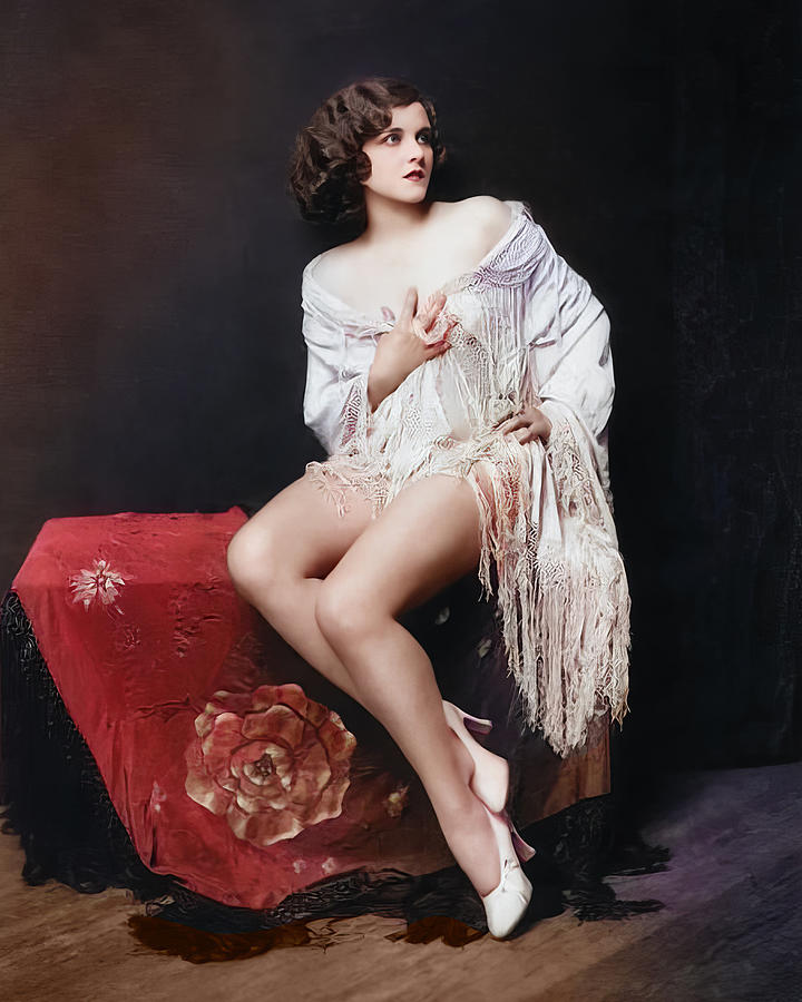 Mary Lang - Ziegfeld Girl Digital Art by Chuck Staley