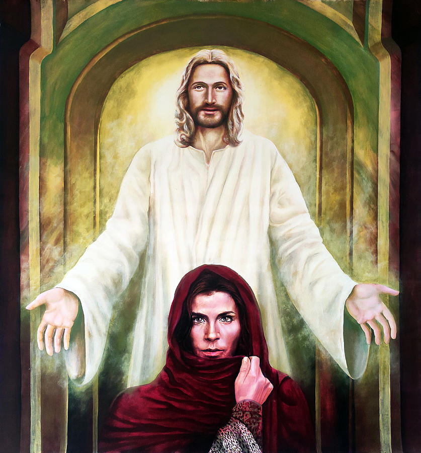 Jesus And Mary Magdalene Together Painting Painting By Asp Arts Fine Art America