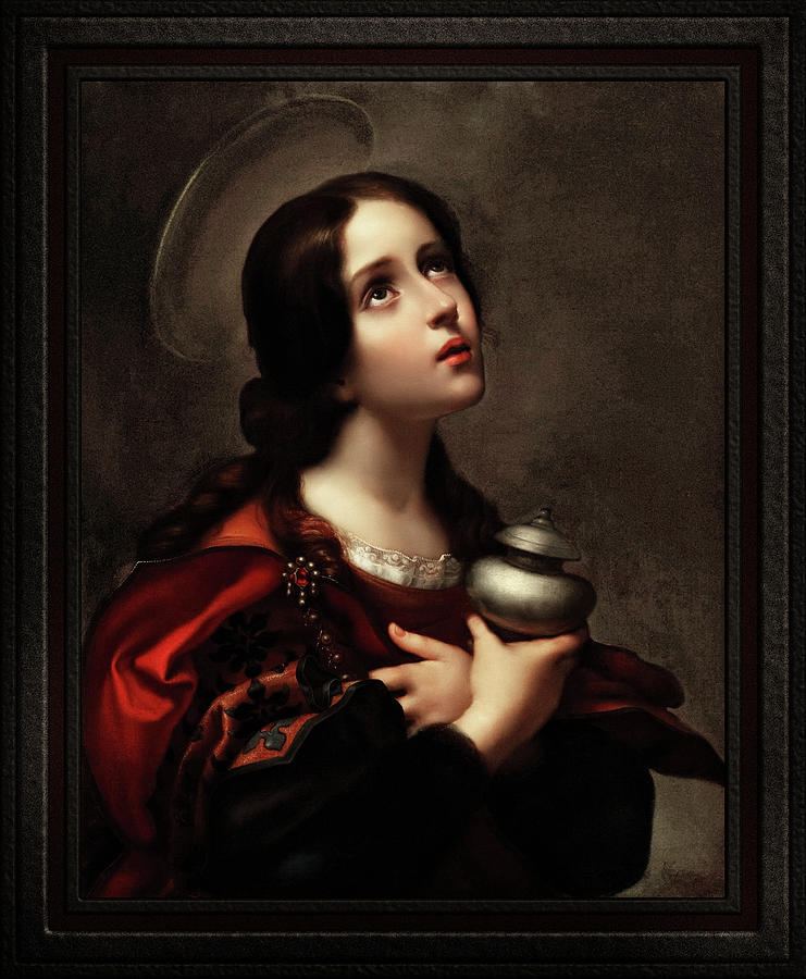 Mary Magdalene by Carlo Dolci Classical Fine Art Xzendor7 Old Masters Reproductions Painting by Rolando Burbon