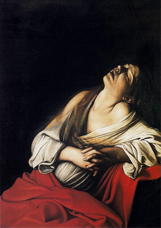 Mary Magdalene In Ecstasy Painting By Vintage Fine Art America