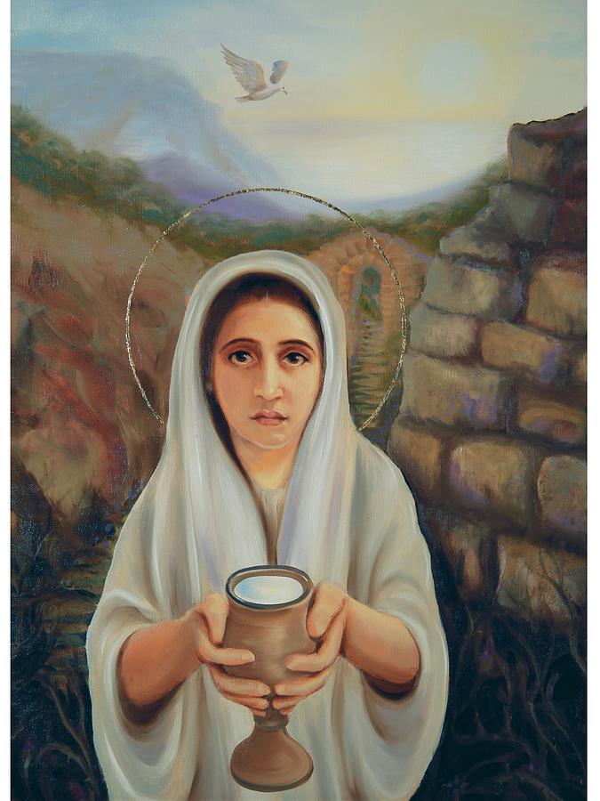 Mary Painting - Mary Mediatrix by Michelle Mahnke