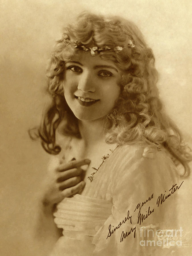 Mary Miles Minter Photograph by Sad Hill - Bizarre Los Angeles Archive