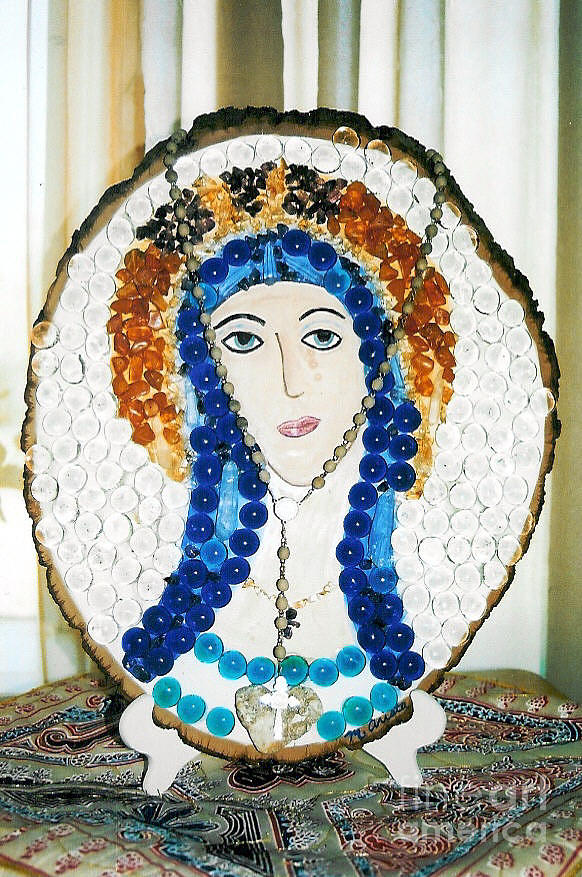 Mary Mosaic Mixed Media by Michele Celello Pixels