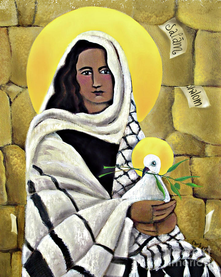 Mary, Our Lady of Peace - MMOLP Painting by Br Mickey McGrath OSFS