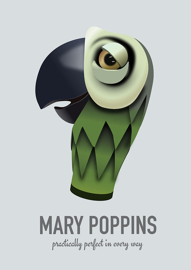 Mary Poppins - Alternative Movie Poster Digital Art by Movie Poster Boy