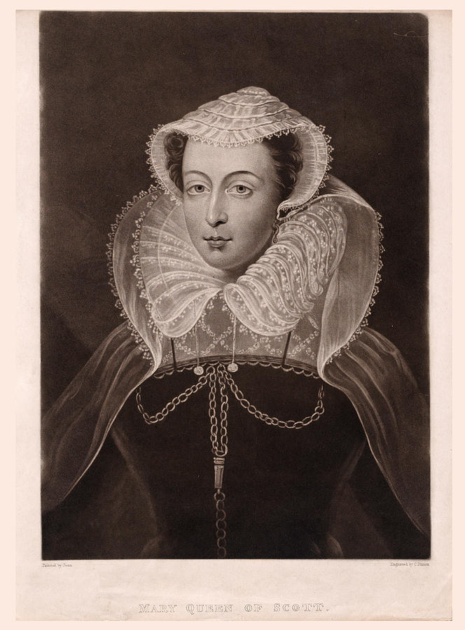 Mary, Queen of Scots Drawing by Charles Turner