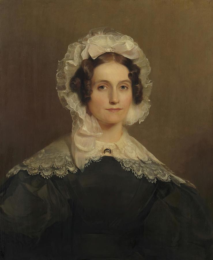 Mary Stout wife of Richard Stout Painting by Thomas Sully American ...