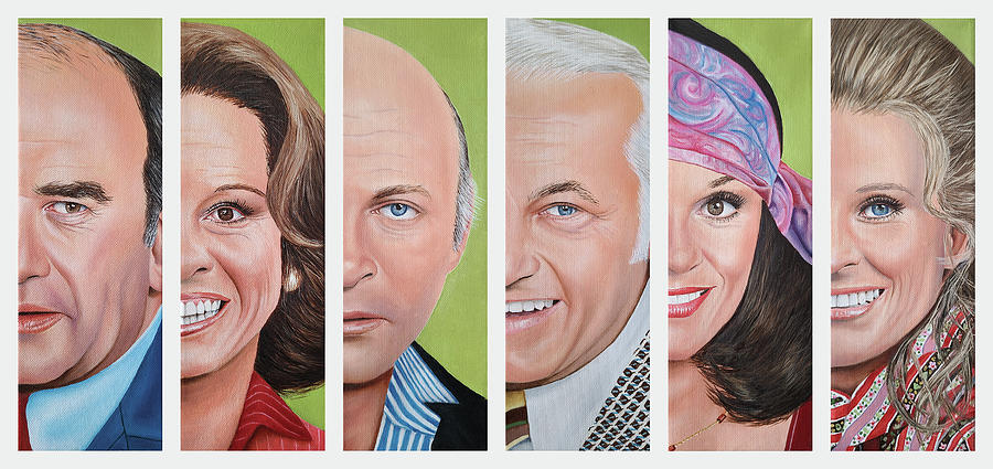 Mary Tyler Moore Show - Set One Painting by Vic Ritchey