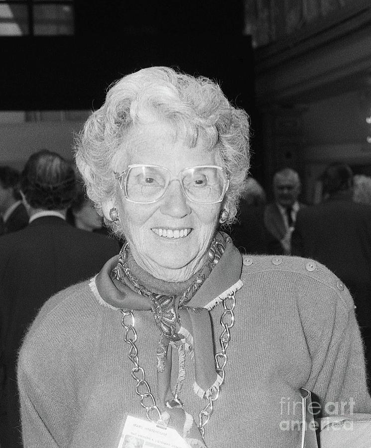 Mary Whitehouse Photograph by David Fowler