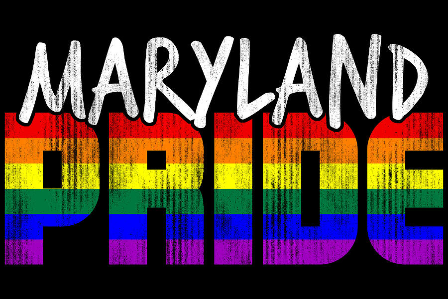 Maryland Pride LGBT Flag Digital Art by Patrick Hiller Fine Art America