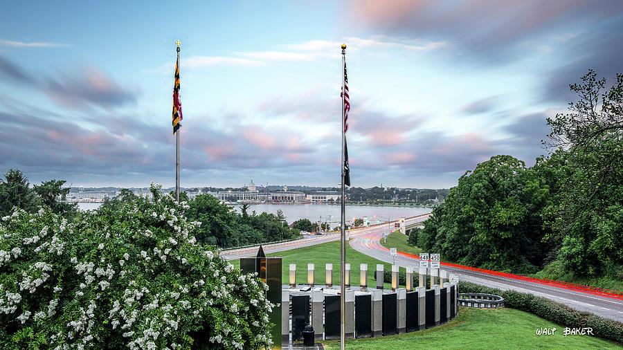 Maryland World War II Memorial Photograph by Walt Baker