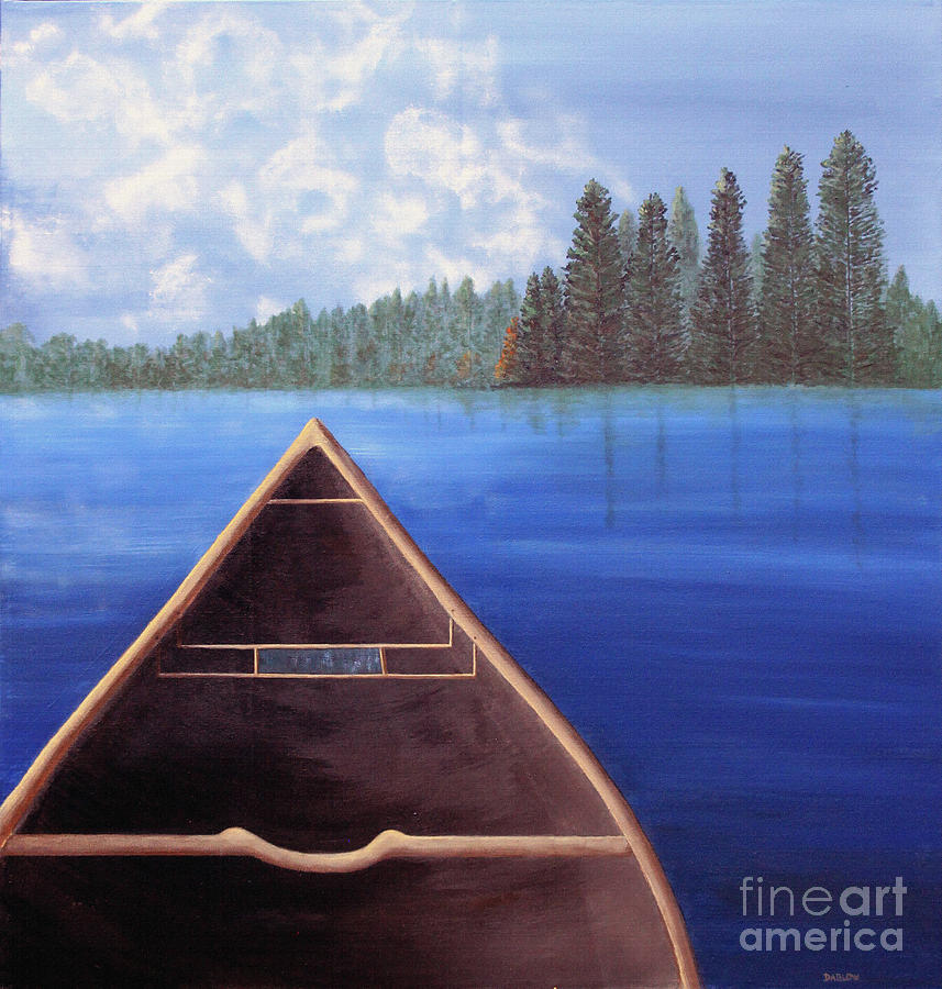 Marys Boat Painting by Patrick Dablow
