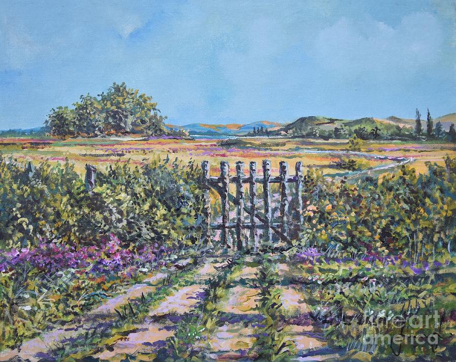 Marys Field Painting by Sinisa Saratlic