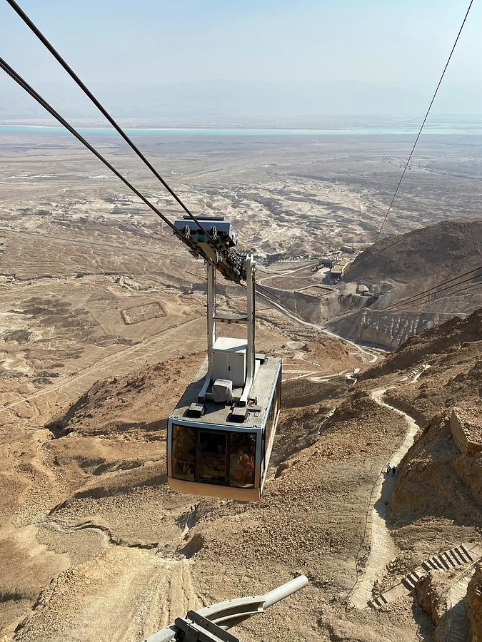 Masada Tram Photograph by Cindy Bale Tanner