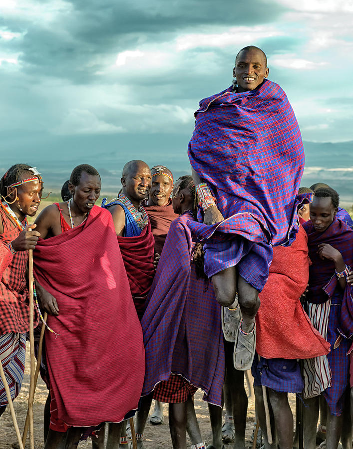 Masai Dancing Photograph by Paul Mahagi | Fine Art America