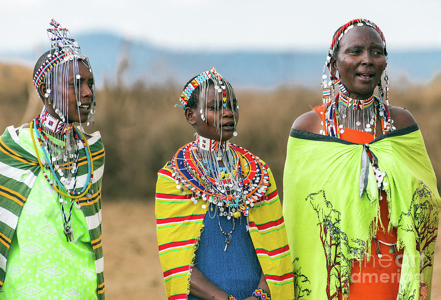 Masai Singers Photograph by Jim Chamberlain | Fine Art America