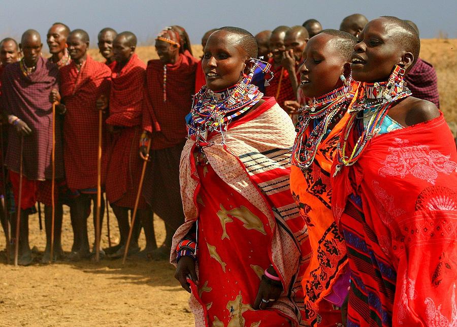 Masai Women Photograph by Gene Taylor