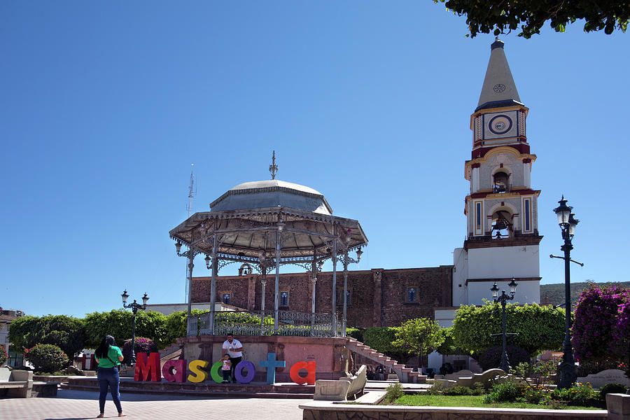 Mascota Town Square - Mascota Mexico Photograph by David Toy PeakLight ...