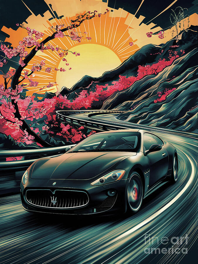 Maserati GranTurismo Painting by Clark Leffler - Fine Art America