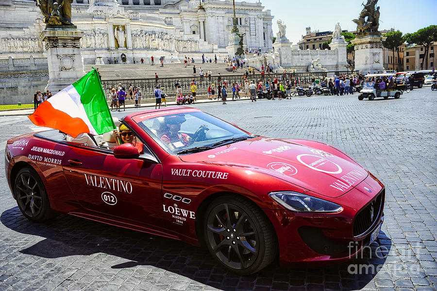 Maserati Sponsored Car in Rome Italy Photograph by Stefano Senise