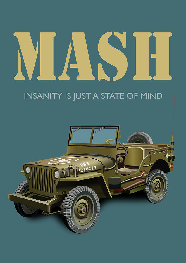 Mash TV series poster Digital Art by Movie Poster Boy